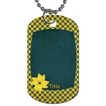 Sweet Harvest Checker Tag - Dog Tag (One Side)