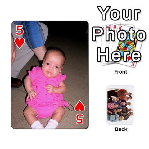 Playing Cards By Sam Gordon Front - Heart5