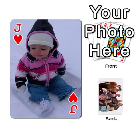 Jack Playing Cards By Sam Gordon Front - HeartJ