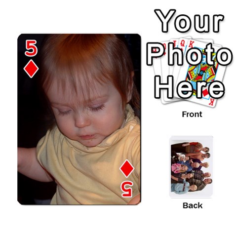 Playing Cards By Sam Gordon Front - Diamond5