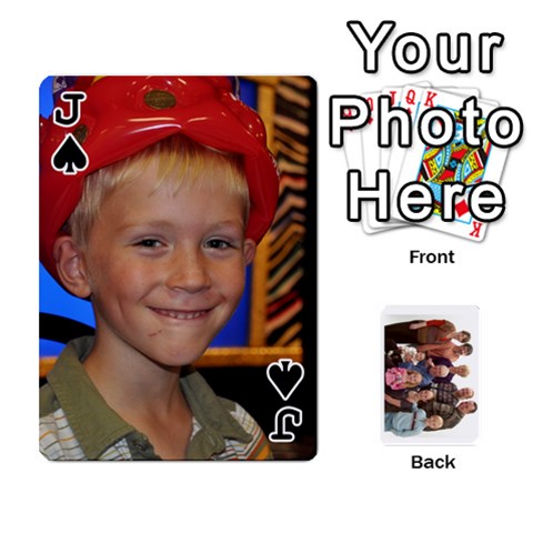 Jack Playing Cards By Sam Gordon Front - SpadeJ
