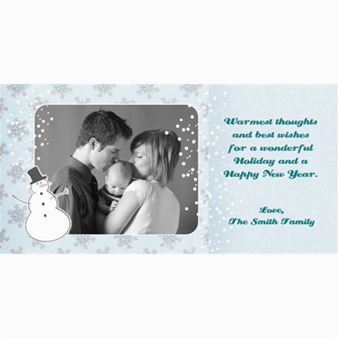 4x8 Holiday Photo Card 8 x4  Photo Card - 2