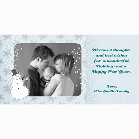 4x8 Holiday Photo Card 8 x4  Photo Card - 7