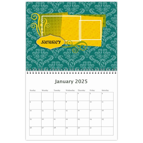 2025 Kelly Anne 12 Month Calendar By Klh Jan 2025