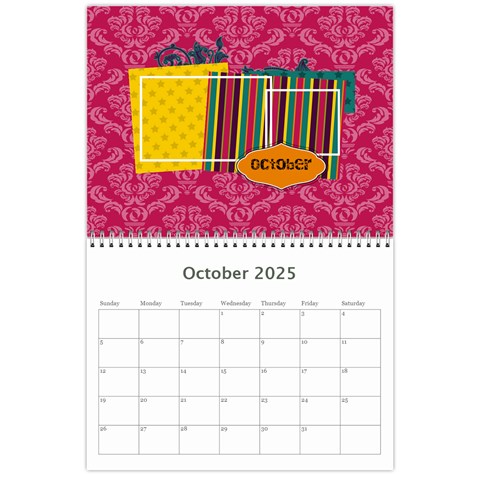 2025 Kelly Anne 12 Month Calendar By Klh Oct 2025