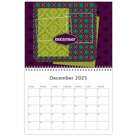 2025 Kelly Anne 12 Month Calendar By Klh Dec 2025