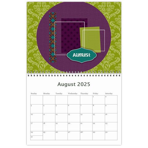 2025 Kelly Anne 12 Month Calendar By Klh Aug 2025