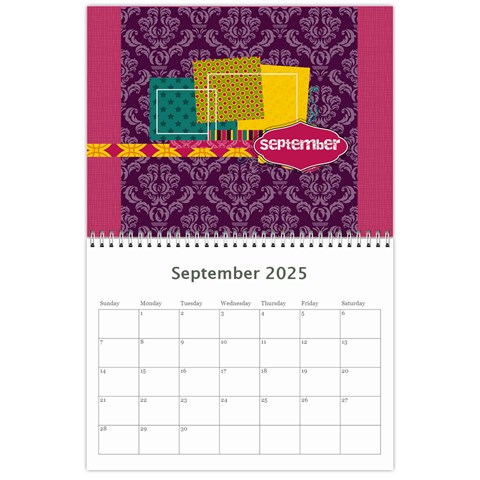 2025 Kelly Anne 12 Month Calendar By Klh Sep 2025