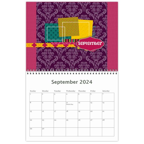 2024 Kelly Anne 12 Month Calendar By Klh Sep 2024