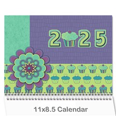2025 Cupcake 12 month Calendar - Wall Calendar 11 x 8.5 (12-Months) 2025 Cupcake 12 month Calendar - Wall Calendar 11 x 8.5 (12-Months)