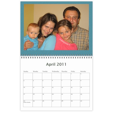 Rimma Calendar By Irina Apr 2011