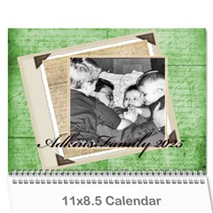 Calendar 2025 - Wall Calendar 11  x 8.5  (12-Months)