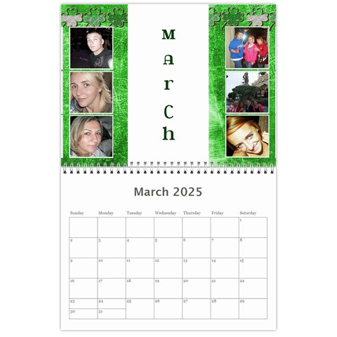 Calendar 2025 By Brooke Mar 2025
