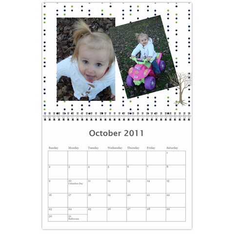 Calandar By Nikki Oct 2011