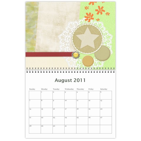 Calandar By Nikki Aug 2011