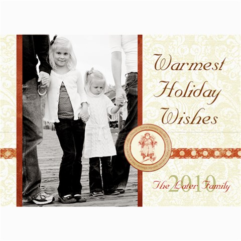 Holiday Collection 1 By April Williams 7 x5  Photo Card - 1