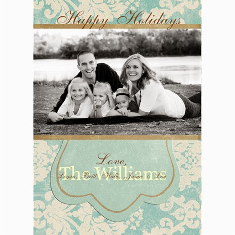 Holiday Collection 1 By April Williams 7 x5  Photo Card - 6