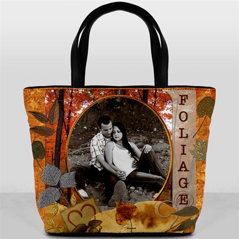 Autumn Foliage Bucket Bag By Lil Back