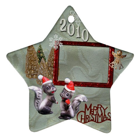 Skunk Remember When 2010 Ornament 12 By Ellan Front