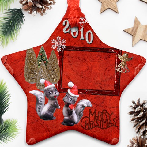 Skunk Remember When 2010 Ornament 13 By Ellan Front