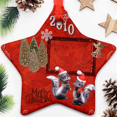Skunk Remember When 2010 Ornament 14 By Ellan Front