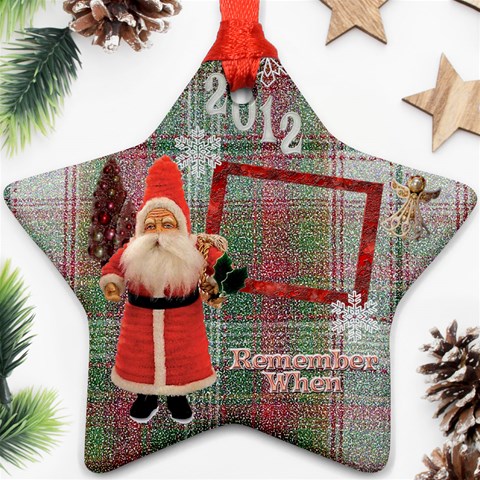 Santa Remember When 2024 Ornament 23 By Ellan Front