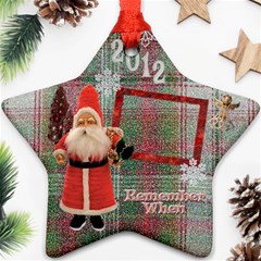 Santa Remember when 2023 ornament 23 - Ornament (Star)