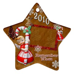 angel Remember when 2010 ornament 30 - Ornament (Star)