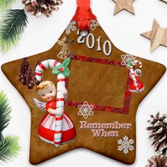 angel Remember when 2010 ornament 30 - Ornament (Star)