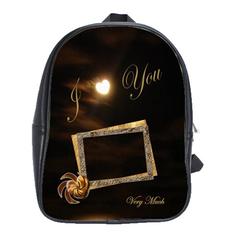 I Heart You Backpack Large By Ellan Front