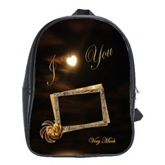 I Heart you backpack large - School Bag (Large)