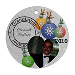 Grandfather Christmas Ornament - Round Ornament (Two Sides)