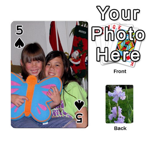Gee Cards1 By Elle Front - Spade5