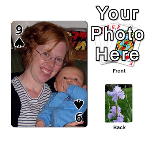 Gee Cards1 By Elle Front - Spade9