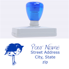 bird address - Rubber Stamp (XL)