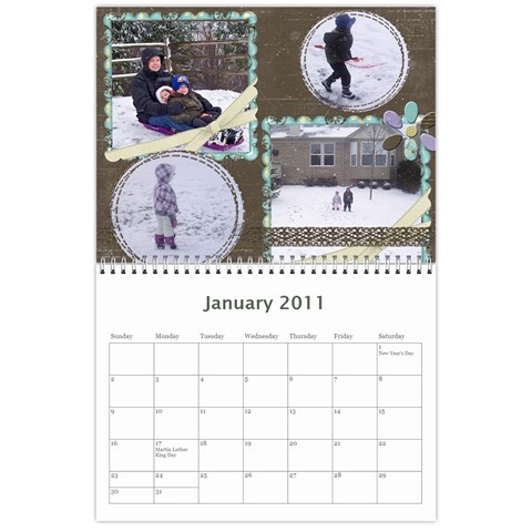 Calendar 2011 By Lysandra Jan 2011