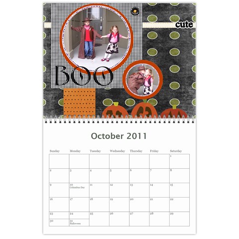 Calendar 2011 By Lysandra Oct 2011