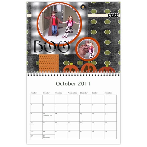 Calendar 2011 By Lysandra Oct 2011