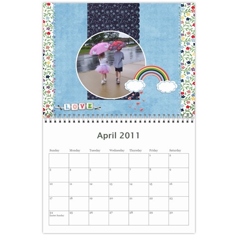 Calendar 2011 By Lysandra Apr 2011