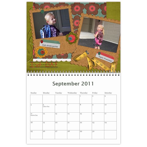 Calendar 2011 By Lysandra Sep 2011
