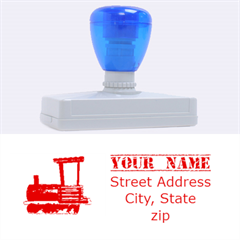 train stamp - Rubber Stamp (XL)