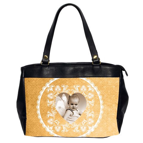 Lacy Heartsunshine Oversized Office Bag By Catvinnat Front