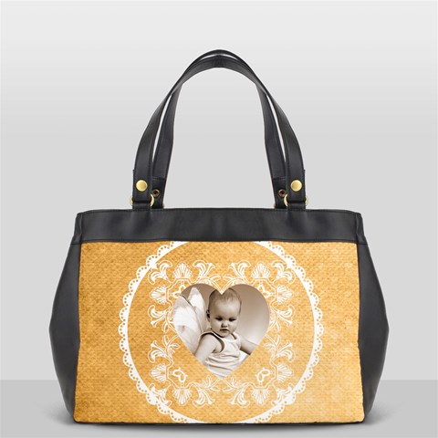Lacy Heartsunshine Oversized Office Bag By Catvinnat Back