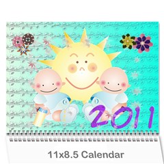 calendario 2011 - Wall Calendar 11  x 8.5  (12-Months)