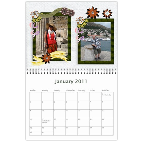 Calendario 2011 By Lydia Jan 2011