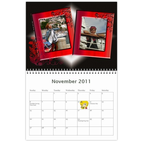 Calendario 2011 By Lydia Nov 2011