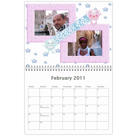 Calendario 2011 By Lydia Feb 2011