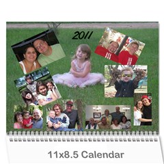 2011 calendar - Wall Calendar 11  x 8.5  (12-Months)