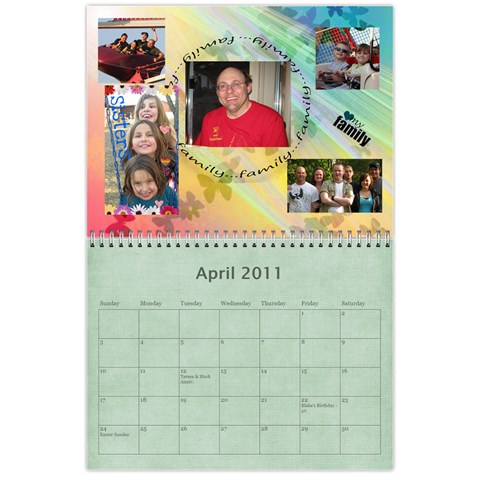 2011 Calendar By Barb Hensley Apr 2011