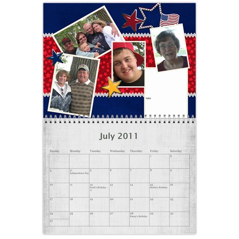 2011 Calendar By Barb Hensley Jul 2011